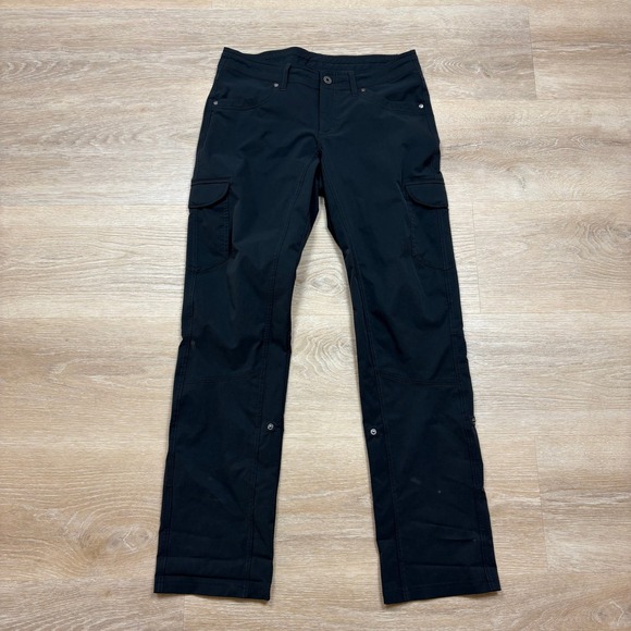 Kuhl Pants - Kuhl Outdoor Cargo Hiking Straight Leg Pants Women's‎ 8 Color Black